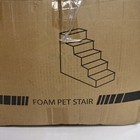 5 Steps Dog Stairs High-density Sponge Foam Pet Ramp Ladder With Removable Cover