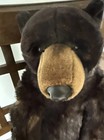 Fao Schwarz Black brown Bear 15 Inch Plush Toys-r-us 2013 Grizzly Bear