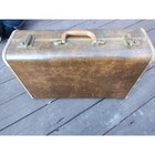 Vintage Samsonite Luggage Train Case Suitcase Brown No Key