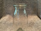 Vintage Farmers Creamery Half Pint Milk Bottle Dairy Embossed Script 