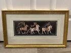 Nancy H  Strailey 2 Prints Carousel Horse Signed Numbered Framed Matted 9 X 11 