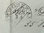 1848 Stampless Cover envelope From New Orleans To 55 Broad St  New York