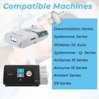 12 Pcs Universal C Pap Filters Fit Inline Compatible With Resmed