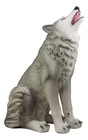Large Howling Wolf Statue 18 h Mysterious Cries Of The Night Wolf Totem Spirit