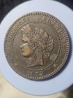 1874 K France 10 Centimes Coin  505