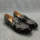 Jitai Luxury Men Shoes Black Loafers Leather Men  s Casual Shoes - Size 10 5