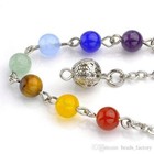 Lapis Lazuli Seven Chakra Pendulum Dowsing Pendant Faceted Natural Stone