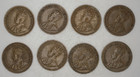 8 Different Canada Small Oent 1c Coins 1920-1936 George V