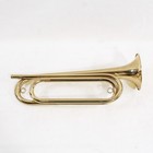 U s  Regulation Bugle W  Case   Mouthpiece - Clean Brass - Scout military Style