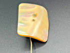 Vtg Beautiful Victorian Era Mop Mother Of Pearl Hat Pin