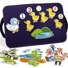 Educational Felt Learning Board For Kids  Early Development Toy