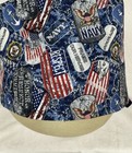Men women Surgical Scrub Cap Lined Navy Tags Respect  100  Cotton