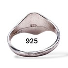 Initial Letter R Signet 925 Sterling Silver Child Baby Ring Size 3 25