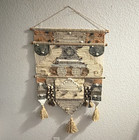 Vintage 70s Don Freedman Fiber Art Woven Wall Hanging Tapestry Mcm Bohointerlude