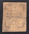 April 3  1772 4d Four Pence Pennsylvania Colonial Currency Note
