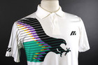 Vintage 1980s Mizuno Ivan Lendl Eagle Tennis Polo Shirt Mens Size Medium
