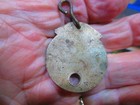 Antique Brass Key Tag Fob C 1900 Original Life Boat Tag Great Lakes Steamer Vtg