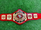 San Francisco 49ers  Nfl  Wwe Legacy Championship Belt Adult Size 2mm Brass