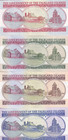 Falkland Islands Set 4 Unc 5 10 20 50 Pounds 1990 - 2011 P 16 17 18 19 Qeii
