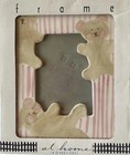 Vintage Picture Frame Baby Girl Ceramic Photo Holder Shabby Chic Nursery Cute