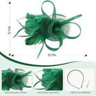 Fascinators Hat For Women Tea Party Headband Derby Wedding Flower Green
