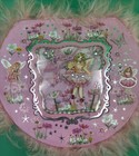 Toys R Us Pink Fairy Music   Jewelry Box  Feather Trim  Floral Fantasy Theme