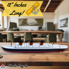 Rms Queen Mary Model Ship 1 Ft Long Assembled Titanic Toys For Kids