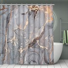 Shower Curtain Set Modern Bathroom Decor Curtain And Non-slip Bath Mat
