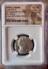 Ancient Greek Coin  440-404 Bc  Silver Tetradrachm Attica Athens Owl Ngc Ch Au