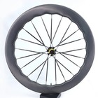 Carbon Fiber Road Bike Wheelset 700c Disc Brake Center Lock Carbon Spoke   