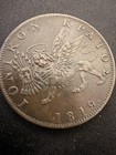 Rare Coin  Ionian Islands  1819  1 Obol  Looks Uncirculated  Est   400- 500
