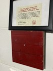 Rare 1987-1994 Chicago Bulls Piece Of Chicago Stadium Floor W  Coa Nba Game Used