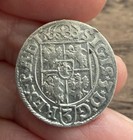 Poland  Sigismund Iii  1587-1632   Silver 3 Polker  Dated 1619 