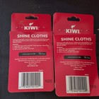 Kiwi Shine Cloths For Leather Shoes  2 Cloths 13 8in X 6 7in Each