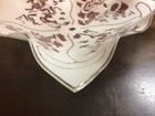 Vintage Cowboy Western Theme Ceiling Light Frosted White Glass Shade