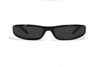 Fashion Black Sport Sunglasses Women Men Y2k Rectangle Narrow Shade Eyewear