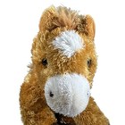Aurora World Plush Pony Horse Stuffed Animal Brown White Soft Toy 8 Inch