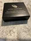 2014 United States Mint Baseball Hall Of Fame Certified Proof Silver Dollar