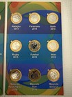 Brazil - 17 Olympic Coins- - 2014   2016 With The Especial Flag Coin Set