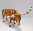 Vintage Breyer Texas Longhorn Bull Mold  75 Matte Brown Beef Cattle Figure