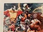 X-men 7  X 10  Comic Size Art Print Signed By Artist Eddie Nunez W coa Marvel