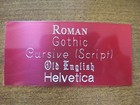 1 x3  Brass Double Plate Free Engraving Name Plate plaque Award-trophy-art