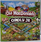 Opoly Junior Old Macdonald s Farm - Board Game New Kids Master Pieces Set Bnisp