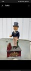 Uncle Same Vintage Cast Iron Mechanical Coin Bank - Old Reproduction