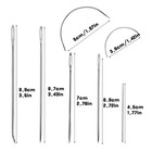 Black Waxed Thread 32 Yards  Leather Sewing Waxed Thread With Hand Sewing Nee   