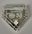 Extremely Rare  Waterford Crystal Yankees Vs Mets Subway Series Home Plate  407