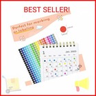 6720 Pcs Small Dot Stickers Round Color Coding Labels Circle Dot Stickers Label 