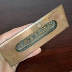 Antique Yale   Towne Y t Clover Copper Tone Bronze Victorian Letters Mail Slot