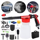 Car Wash Detailing Kit 35pcs Cleaning Kits W foam Gun Sprayer Collapsible Bucket