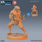 Rakshasa Dungeons And Dragons Miniature D d  Fantasy Evil Monster 28mm